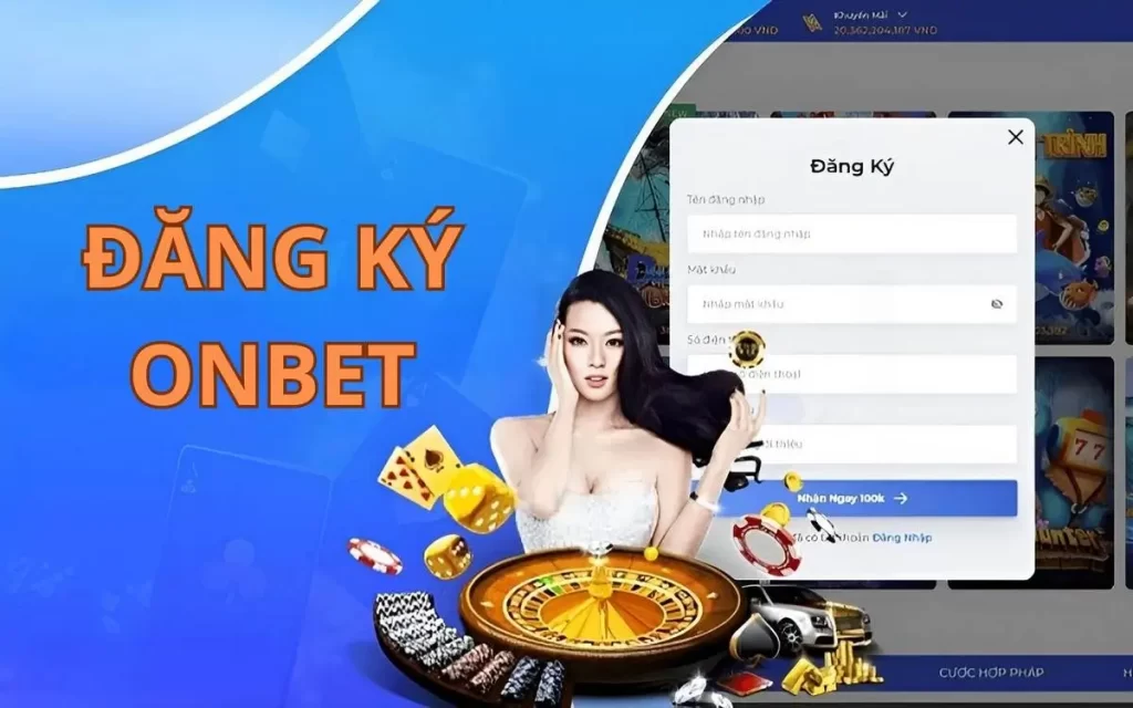 Hướng dẫn đăng ký Onbet 